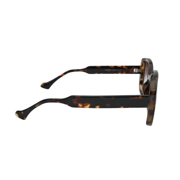 Tortoise Square Sunglasses Side Angle