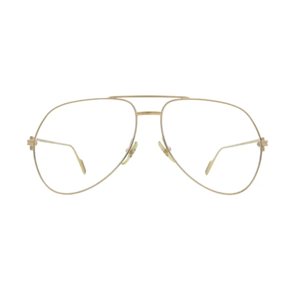 Cartier Premiere de Cartier CT0116O 001 Gold Aviator Eyeglasses front view