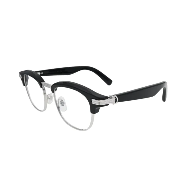 Cartier Premiere de Cartier CT0496O 001 Black Browline Eyeglasses back view