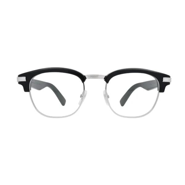 Cartier Premiere de Cartier CT0496O 001 Black Browline Eyeglasses front view