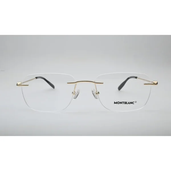 Gold Rimless Eyeglasses MB-0169O front view