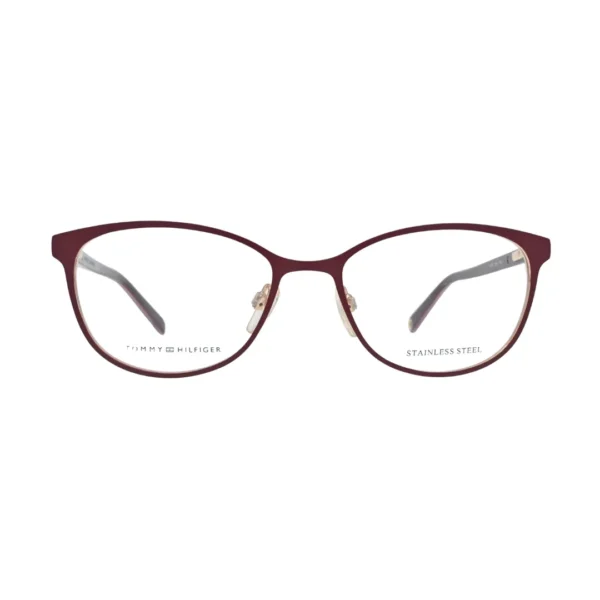 Tommy Hilfiger TH1778 Red Cat Eye Eyeglasses front view