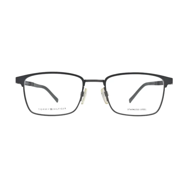 Tommy Hilfiger TH1919 Grey Rectangular Eyeglasses front view