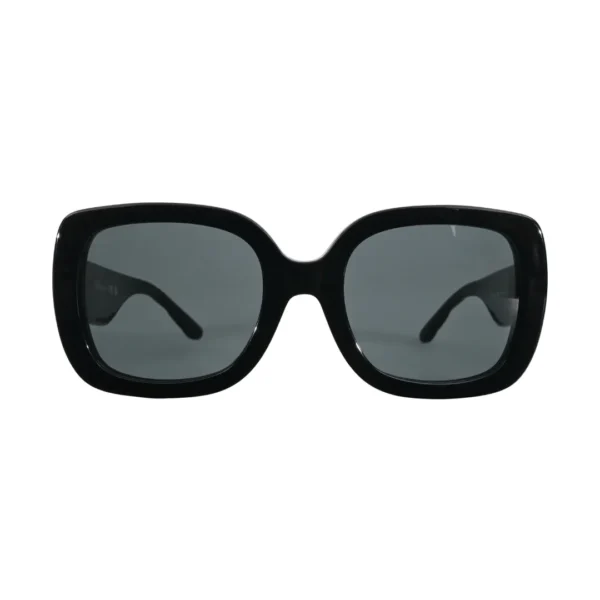 Tory Burch TY7179U Black Oversized Square Sunglasses front view