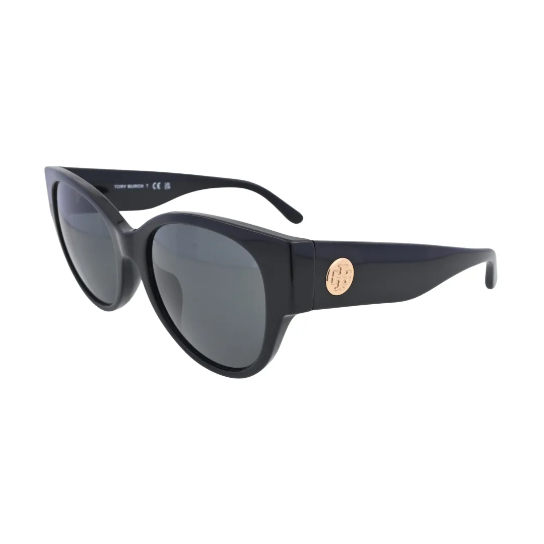 Tory Burch TY7182U Black Cat-Eye Sunglasses side profile