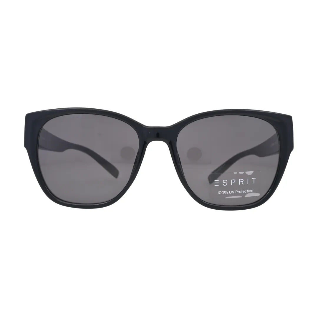 Esprit ET40089 Black Square Sunglasses front view