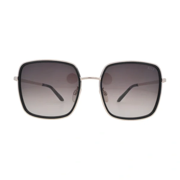 ELLE EL14958 Black Square Sunglasses front view