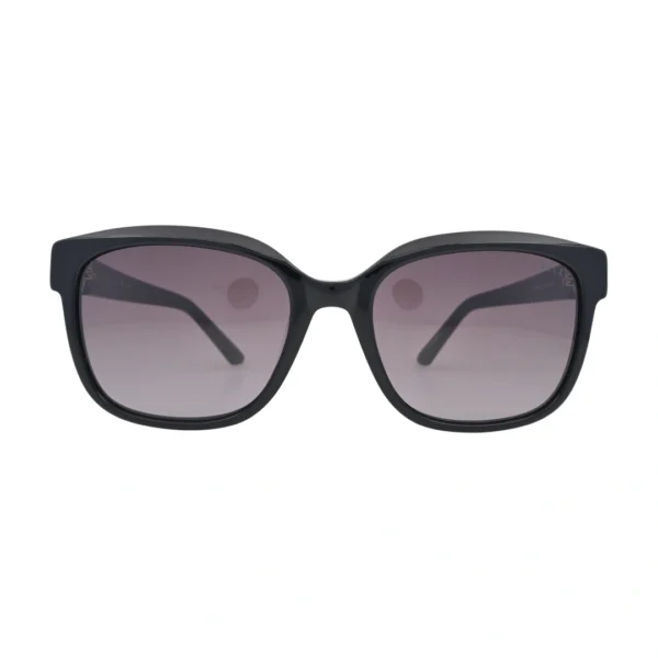 ELLE EL14966 Black Square Sunglasses front view