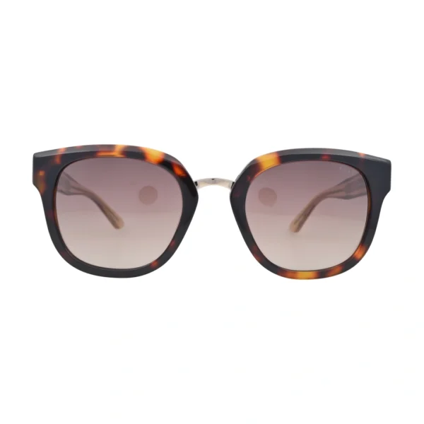 ELLE EL14968 Havana Round Sunglasses front view