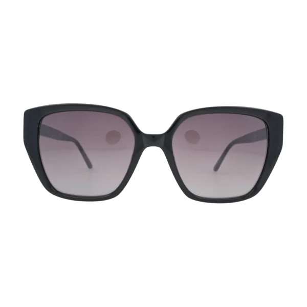 ELLE EL14984 Black Square Sunglasses front view