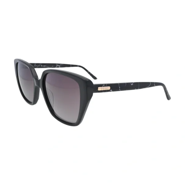 ELLE EL14984 Black Square Sunglasses side profile
