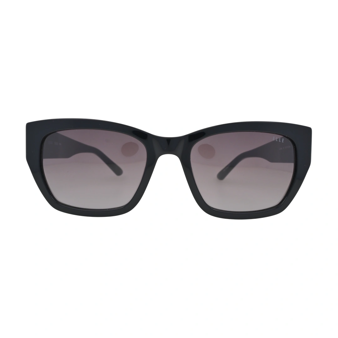 ELLE EL14988 Black Cat Eye Sunglasses front view