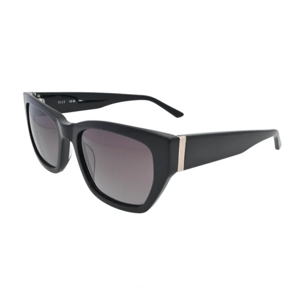 ELLE EL14988 Black Cat Eye Sunglasses side profile