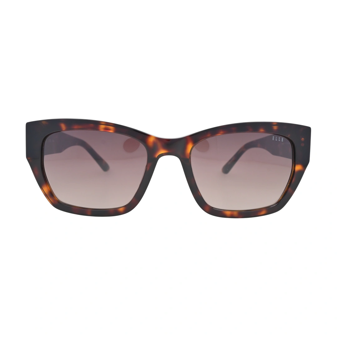ELLE EL14988 Havana Cat Eye Sunglasses front view