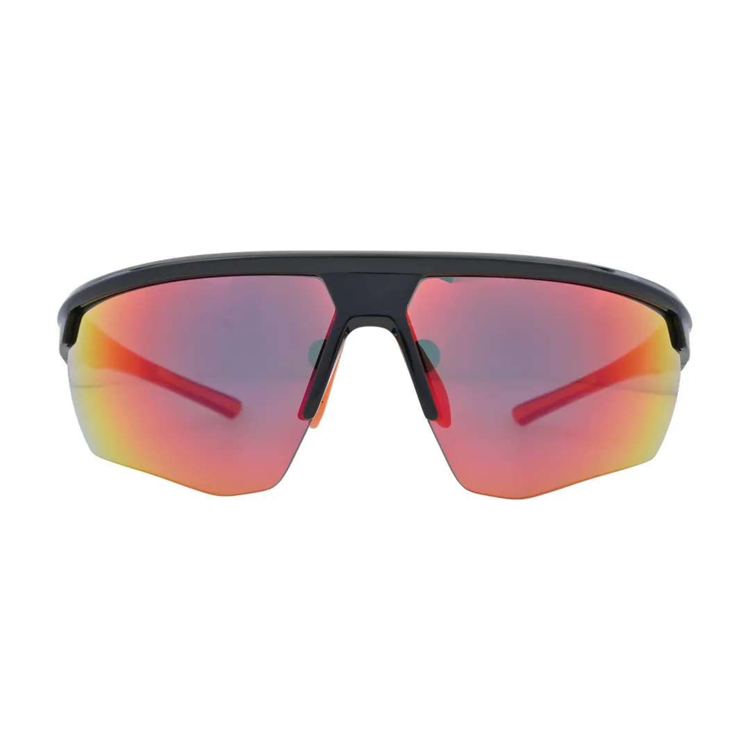 Esprit ET19687 Black Shield Sunglasses front view