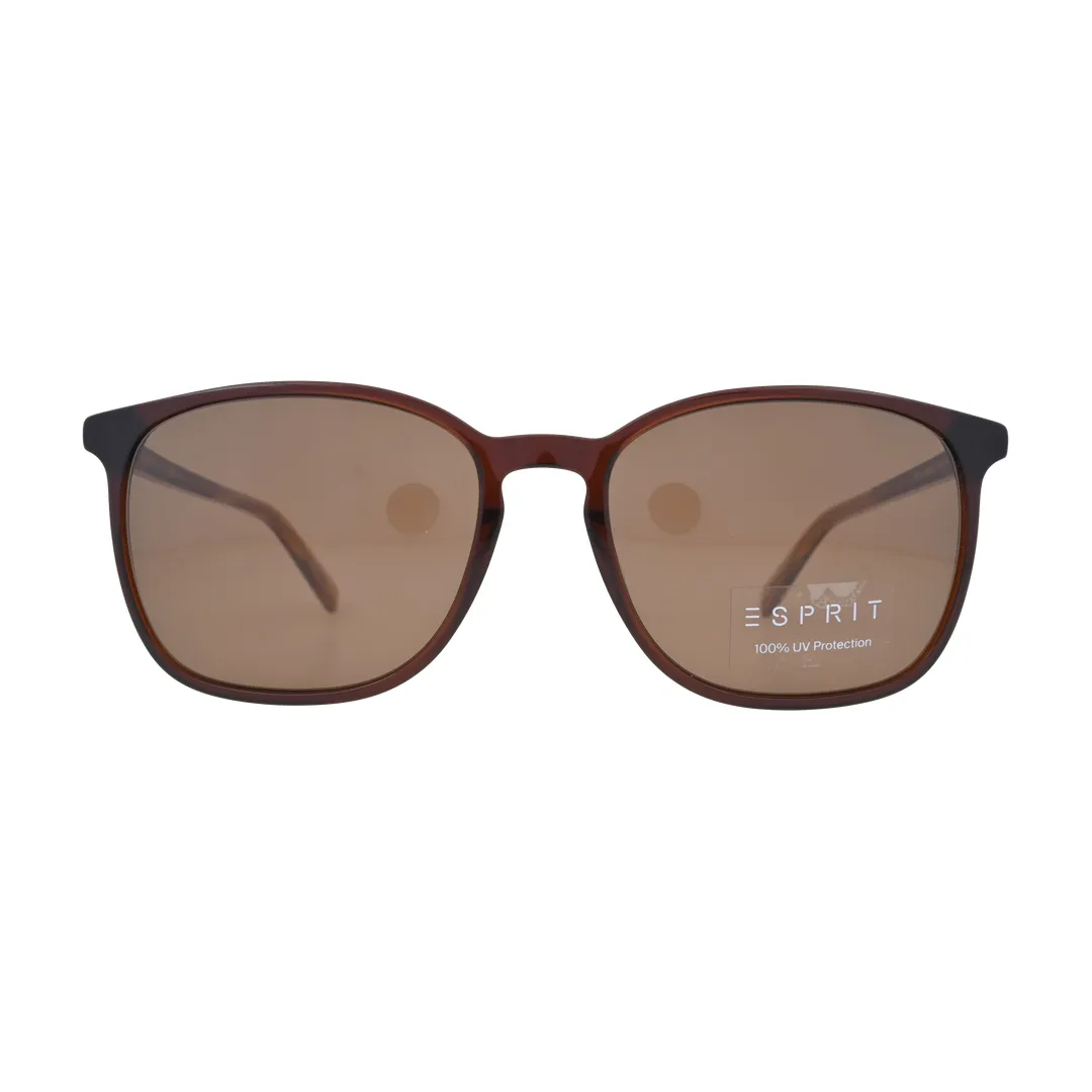 Esprit ET40075 Brown Square Sunglasses front view