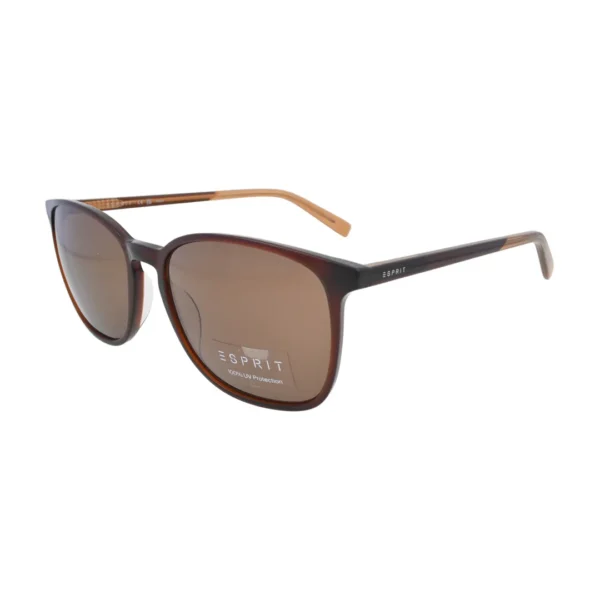 Esprit ET40075 Brown Square Sunglasses side profile