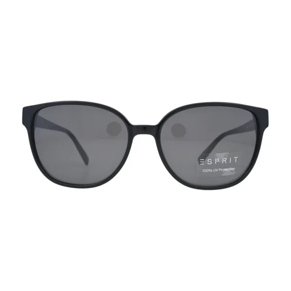 Esprit ET40079 Black Round Sunglasses front view