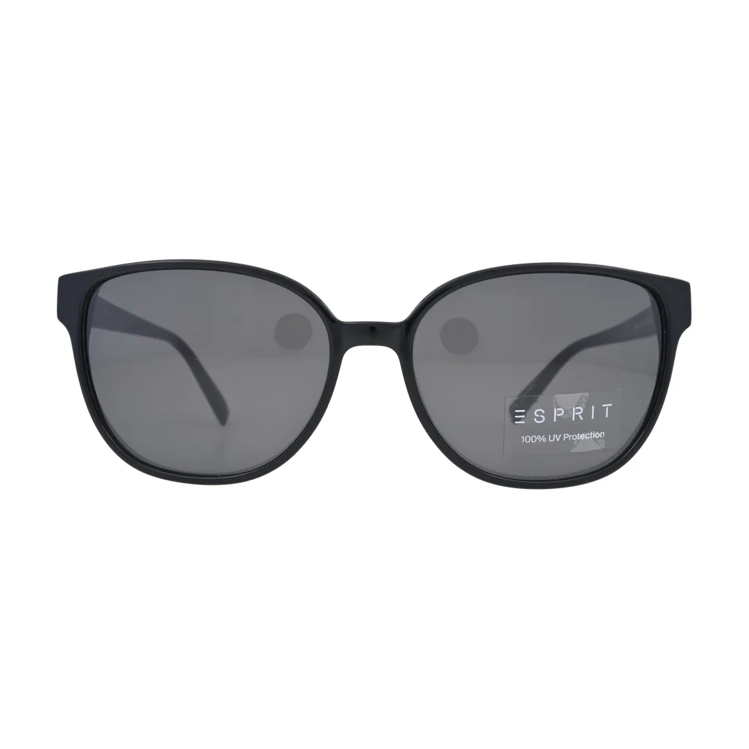 Esprit ET40079 Black Round Sunglasses front view