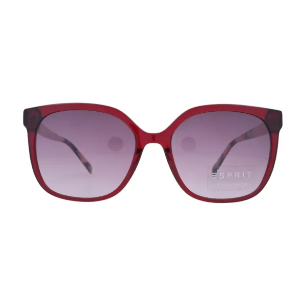 Esprit ET40090 Red Square Sunglasses front view