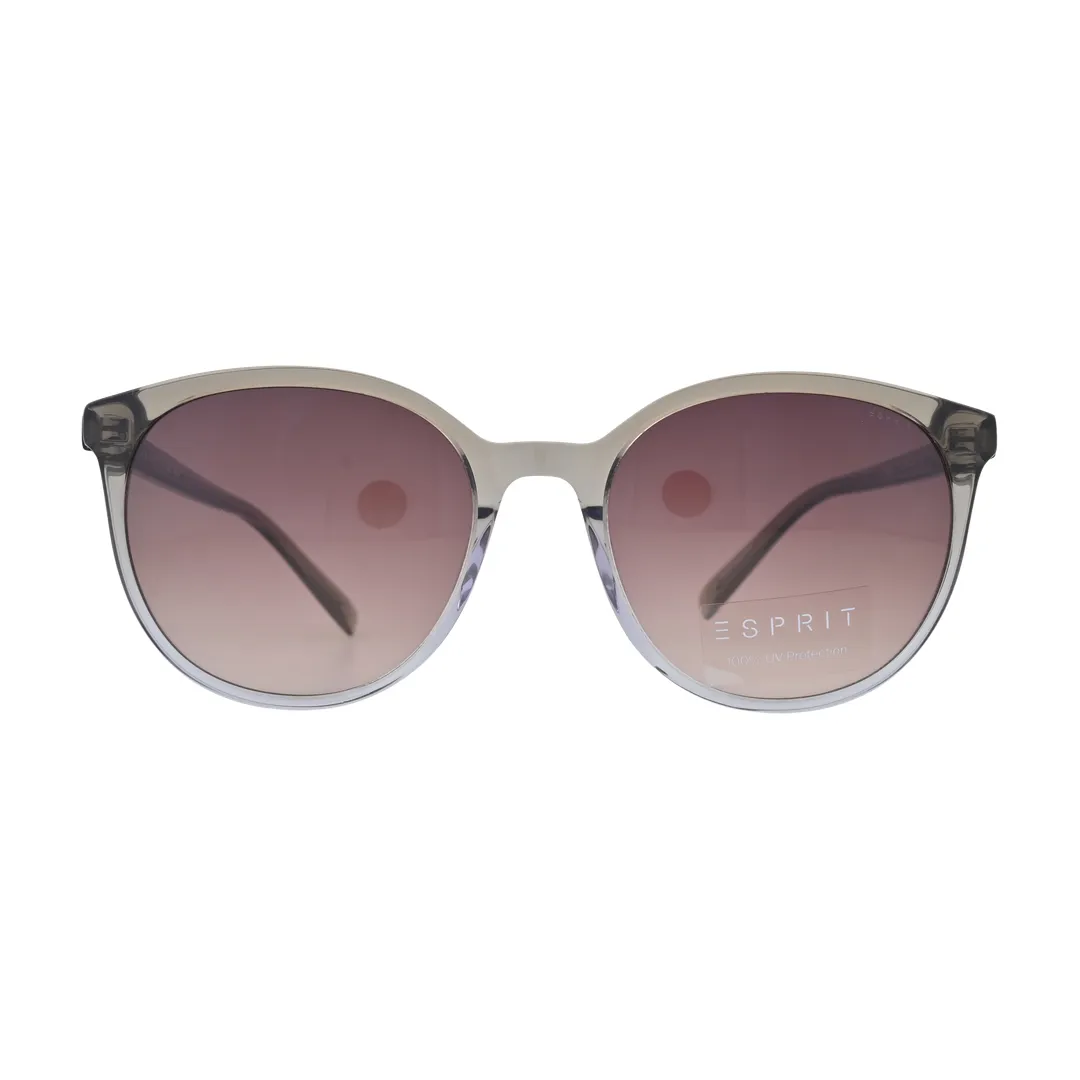 Esprit ET40093 Brown Round Sunglasses front view