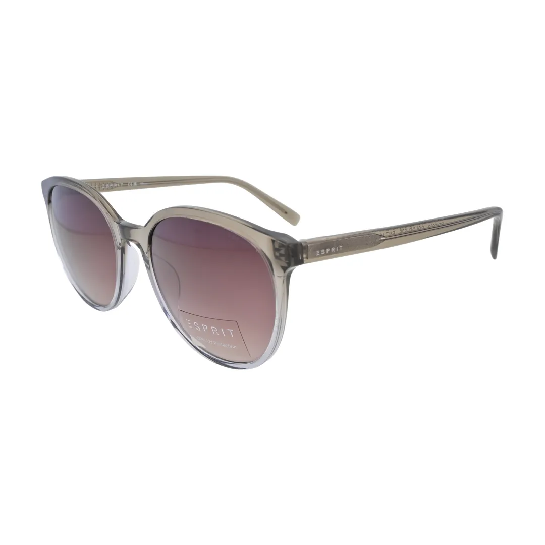 Esprit ET40093 Brown Round Sunglasses side profile