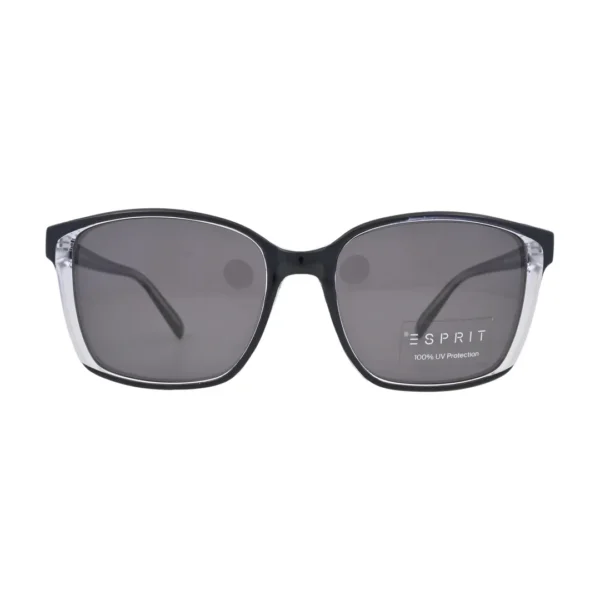 Esprit ET40095 Black Square Sunglasses front view