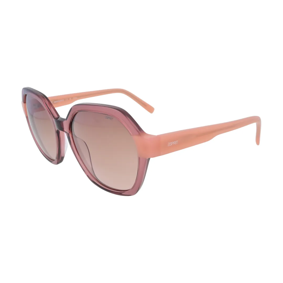 Esprit ET40102 Rose Hexagon Sunglasses side profile