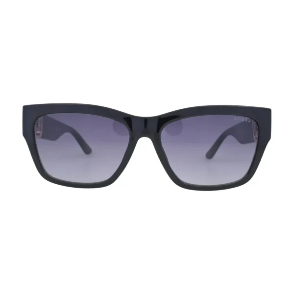 Guess GU00105 Black Cat Eye Sunglasses front view