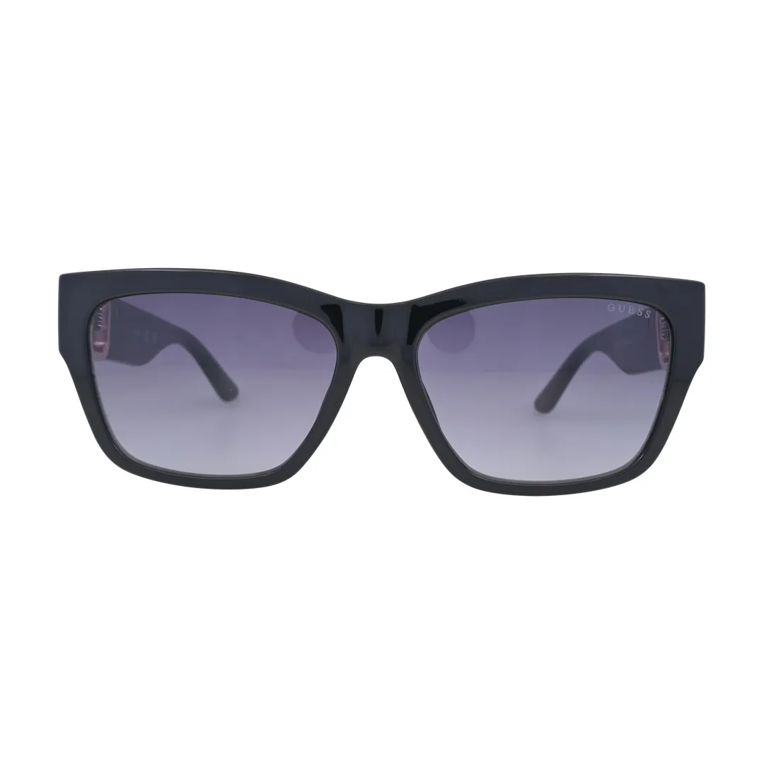 Guess GU00105 Black Cat Eye Sunglasses front view
