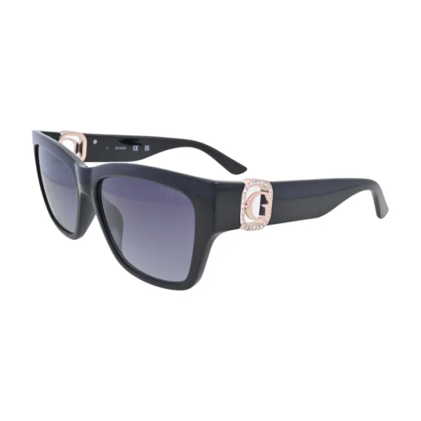 Guess GU00105 Black Cat Eye Sunglasses side profile