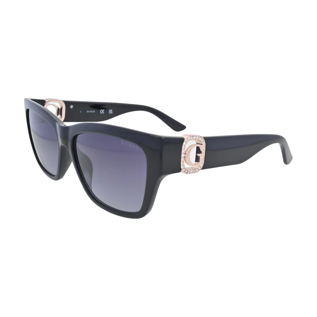 Guess GU00105 Black Cat Eye Sunglasses side profile