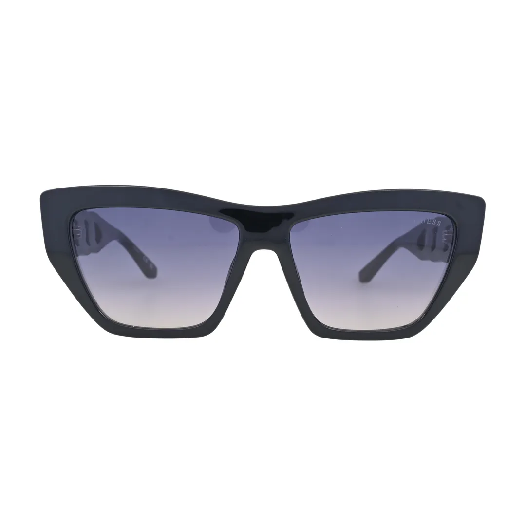 Guess GU00111 Black Cat Eye Sunglasses front view