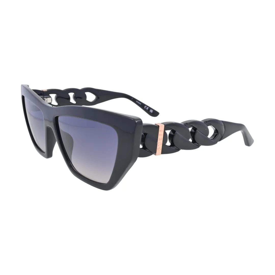 Guess GU00111 Black Cat Eye Sunglasses side profile