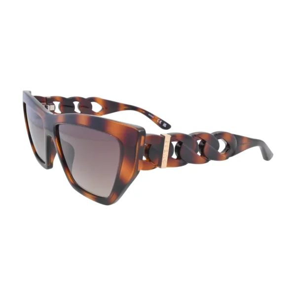 Guess GU00111 Havana Cat Eye Sunglasses side profile