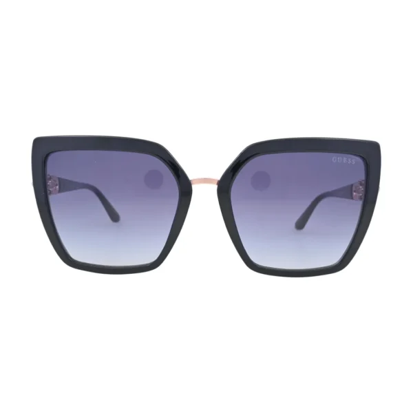 Guess GU00160 Black Cat Eye Sunglasses front view