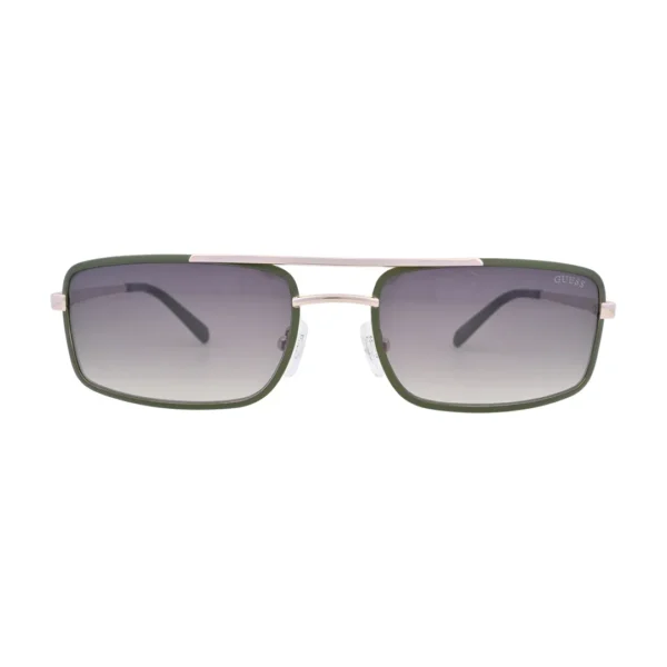 Guess GU00168 Green Aviator Sunglasses front view