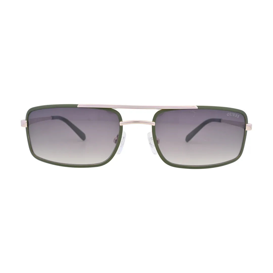 Guess GU00168 Green Aviator Sunglasses front view