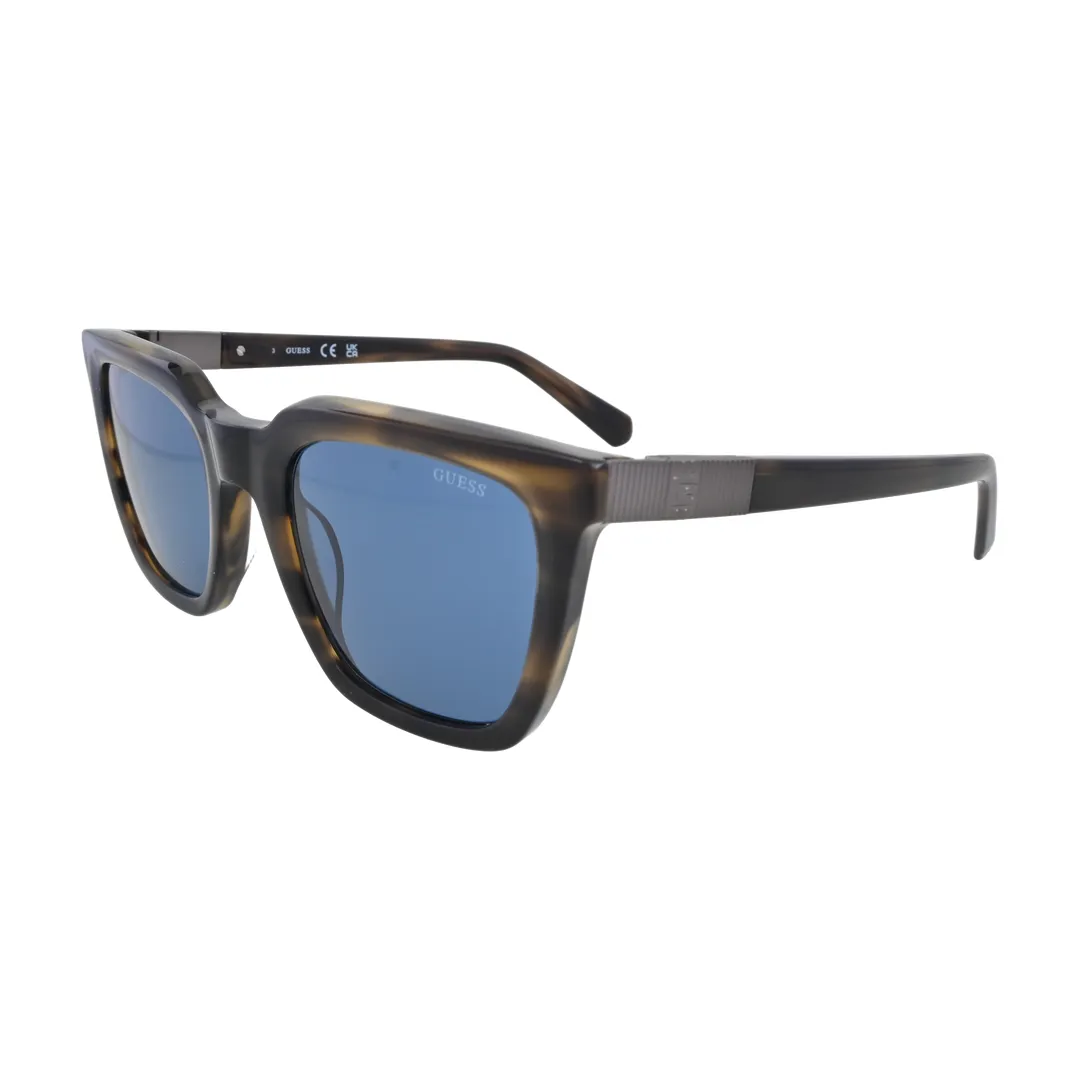 Guess GU00279 Havana Square Sunglasses side profile