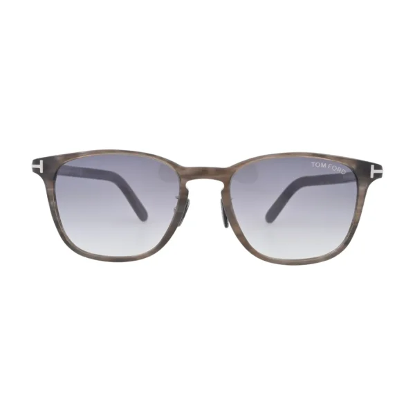 Tom Ford TF1048-D Grey Square Sunglasses front view