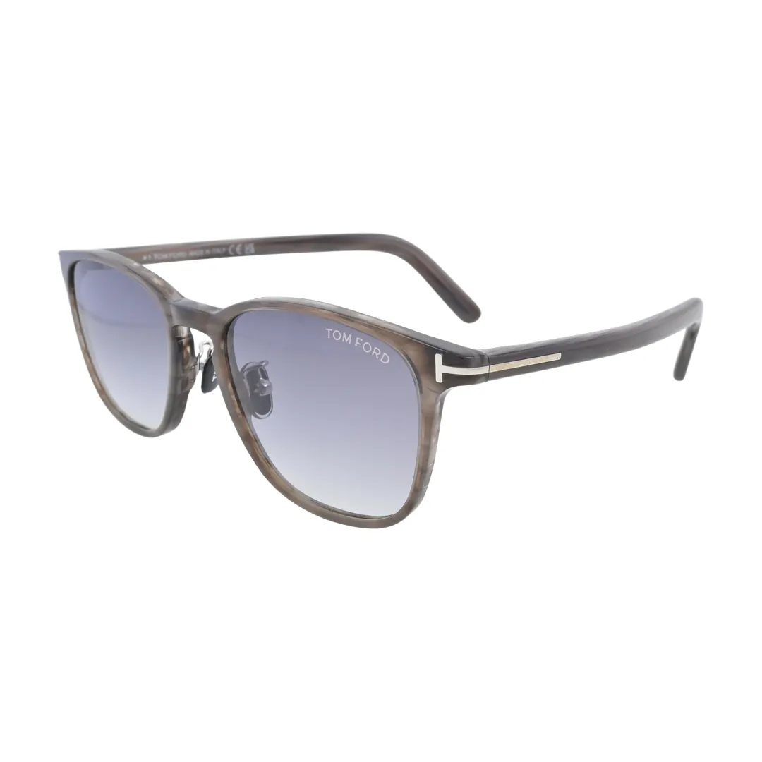 Tom Ford TF1048-D Grey Square Sunglasses side profile