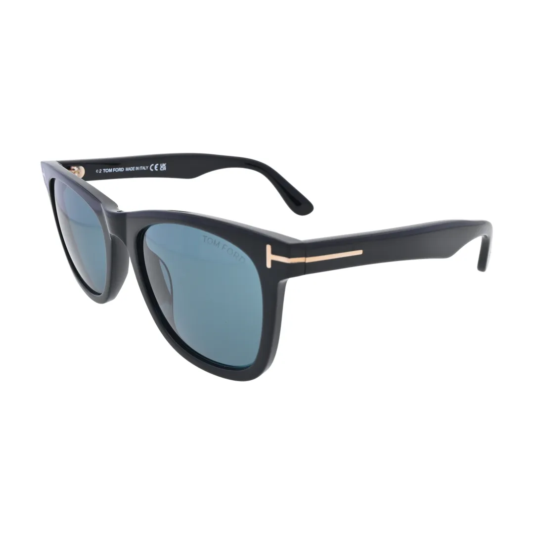 Tom Ford Kevyn TF1099 Black Square Sunglasses side profile