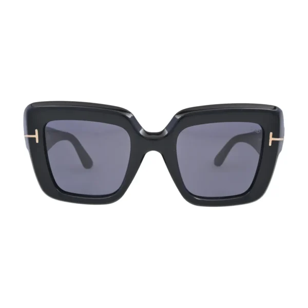 Tom Ford Esme TF1157 Black Square Sunglasses front view
