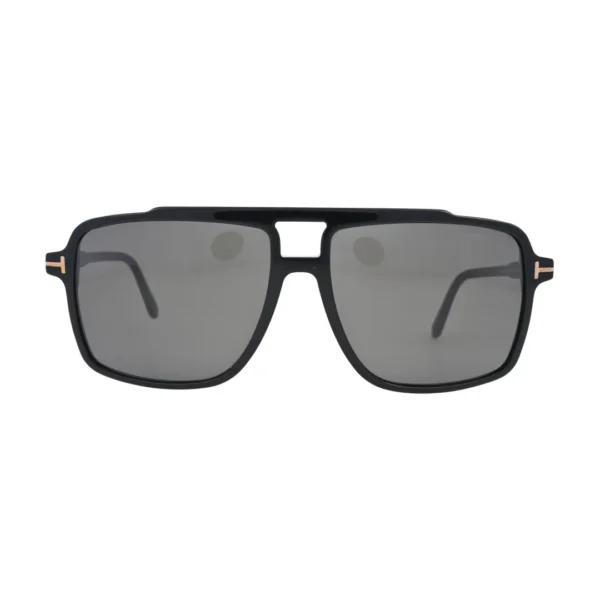 Tom Ford Kemp TF1177 Black Aviator Sunglasses front view